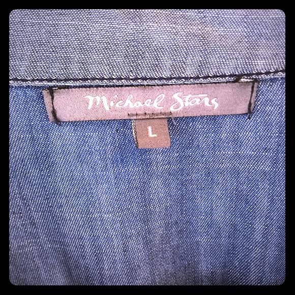 Michael Stars Tops - Michael Stars NEVER WORN denim shirt Michael Stars Tops - Michael Stars NEVER WORN denim shirt